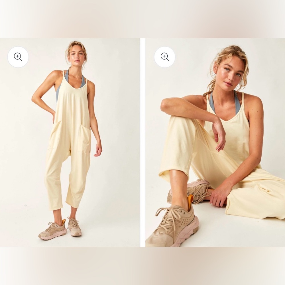 FREE PEOPLE MOVEMENT Hot Shot Onesie - Banana Size XS